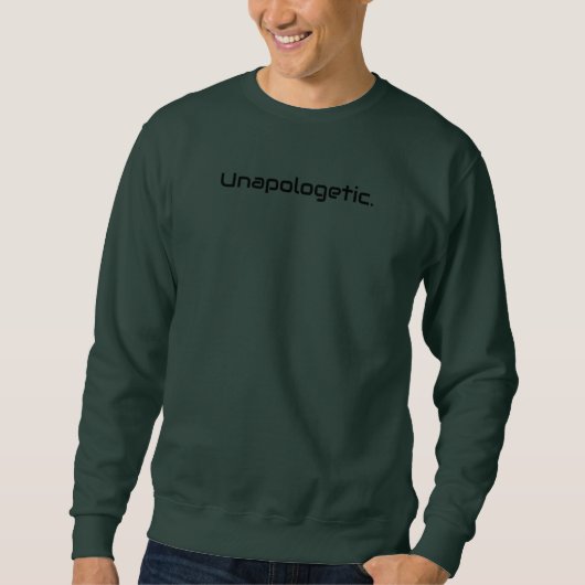 Unapologetic Men's Crewneck Sweatshirt (Devant)