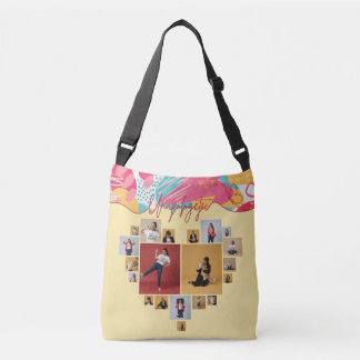 Unapologetic Personalized Feminine Photo Collage Crossbody Tas
