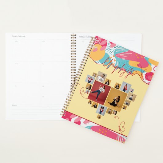 Unapologetic Personalized Feminine Photo Collage Planner (Display)