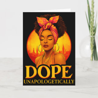 Unapologetically Black History Afro Melanin Girl W Kaart