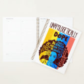 Unapologetically Dope Zwarte Koningin Afrikaanse V Planner (Display)