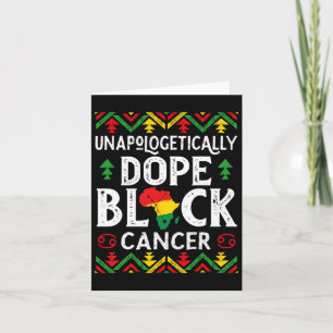 Unapologetically Drug Black Cancer Zodiac Sign zij Kaart