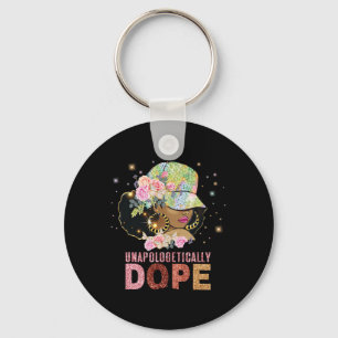 Unapologetically Drug Black History Month Afrikaan Sleutelhanger