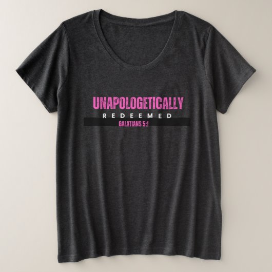 Unapologetically ingewisseld T-shirt (Design voorkant)