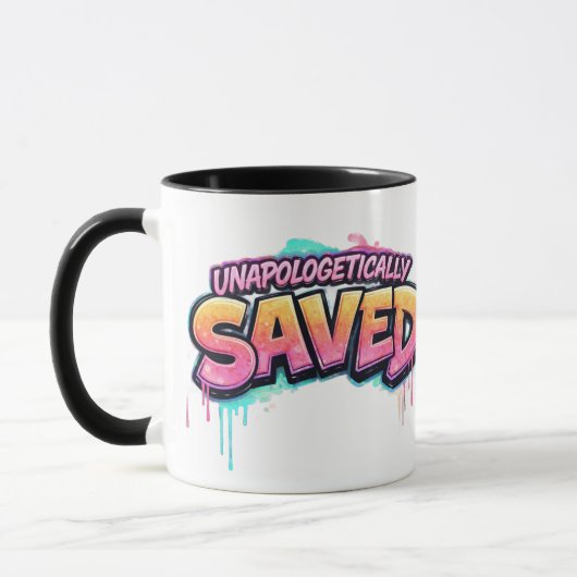 Unapologetically Saved Mug (Gauche)