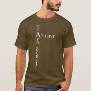 Unapologetisch atheïst t-shirt