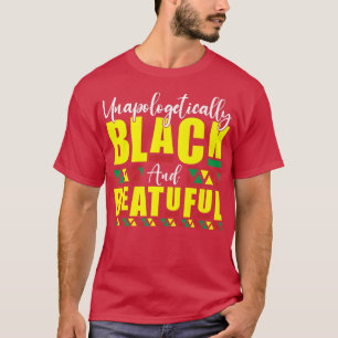 Unapologetisch zwarte en opgeleide geschiedenismaa t-shirt
