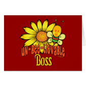 Unbelievable Boss Sunflowers And Bees (Devant horizontal)