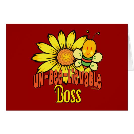 Unbelievable Boss Sunflowers And Bees (Devant horizontal)