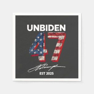 Unbiden 47 Trump Est. 4 juli 2025 Servet
