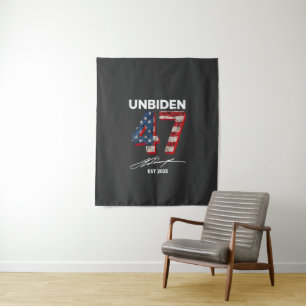 Unbiden 47 Trump Est. 4 juli 2025 Wandkleed