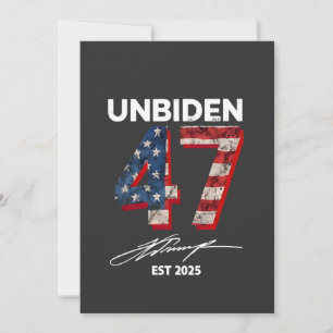 Unbiden 47 Trump Geschat 2025 4 juli  Kaart