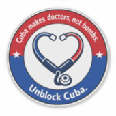Unblock Cuba Sticker (Devant)