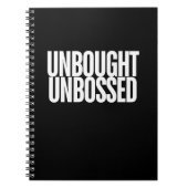 Unbought Unbossed Bold Chisholm Notitieboek (Voorkant)