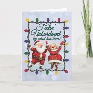 Unburdened By What Has Been Christmas Card Feestdagen Kaart