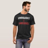 Unbuy and Unbossed Black History Afro Afrikaans P T-shirt (Voorkant volledig)