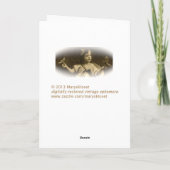 Uncaged Raven  Foto Verjaardag Kaart (Achterkant)