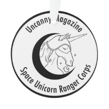 Uncanny Magazine Space Unicorn-versiering