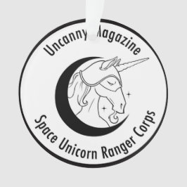 Uncanny Magazine Space Unicorn-versiering Ornament