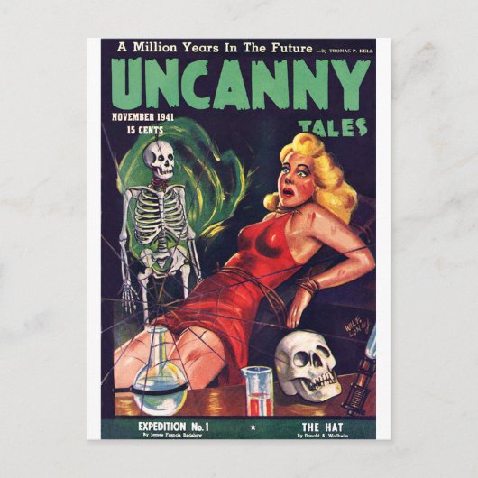 Uncanny Tales 4 Briefkaart (Voorkant)