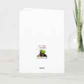 'Uncanny Valley' Schilderij op een Bedankkaart (Achterkant)