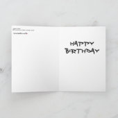 'Uncanny Valley' Schilderij op een Bedankkaart (Binnen)