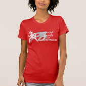 Unchecked Spirits Get Stronger - Red crew t-shirt (Voorkant)