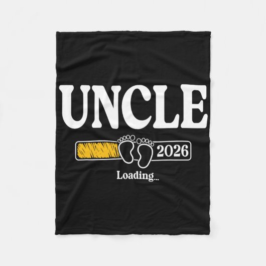 Uncle 2026 Loading Uncle Est. 2026, New Uncle 2026 Fleece Deken (Voorkant)