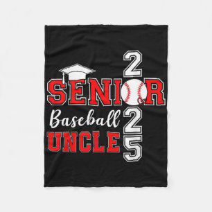 Uncle Baseball Senior 2025 CL van 2025 Afstuderen Fleece Deken