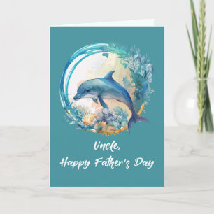 Uncle Dolphin Vaderdag Ocean Waves of Life Kaart