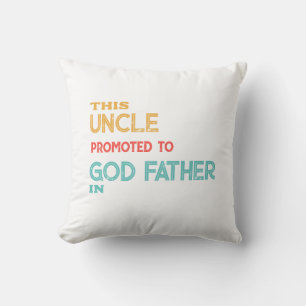 Uncle Godfather Retro cadeau sinds T-shirt Kussen