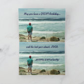 UNCLE - Happy Birthday - Man- en oceaangolven Kaart (Binnen)