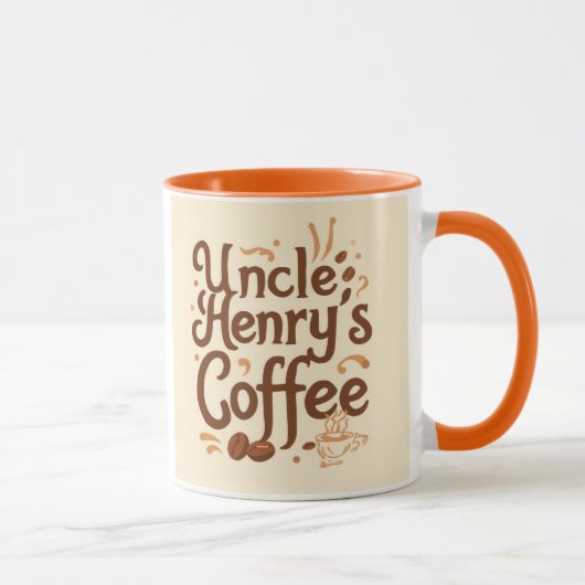 Uncle Henry's Coffee: Gezellig  Mok ontwerp (Rechts)