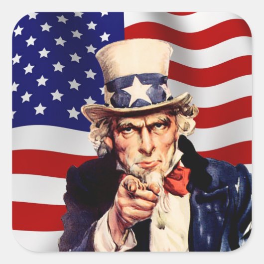 Uncle Sam 1 Sticker (Voorkant)