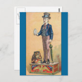  Uncle Sam Coin Bank Briefkaart (Voorkant / Achterkant)