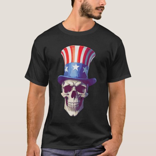 Uncle Sam - Don't Tread On Me T-shirt (Voorkant)