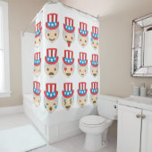 uncle sam émoji salle de bain rideau de douche (En situation)