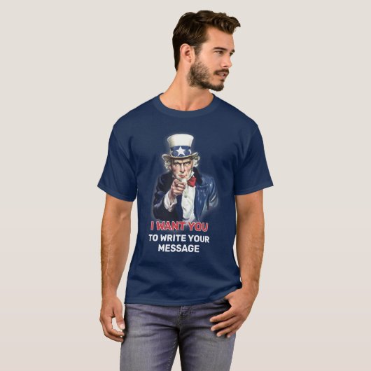 Uncle Sam Recruiting T-shirt (Voorkant volledig)