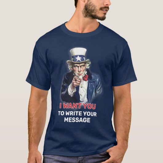 Uncle Sam Recruiting T-shirt (Voorkant)