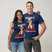 Uncle Sam Resist Trump Middelvinger - Anti Trump T-shirt (Unisex)