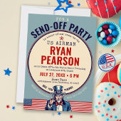 Uncle Sam US Military Going Away Party Kaart