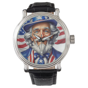Uncle Sam USA Horloge