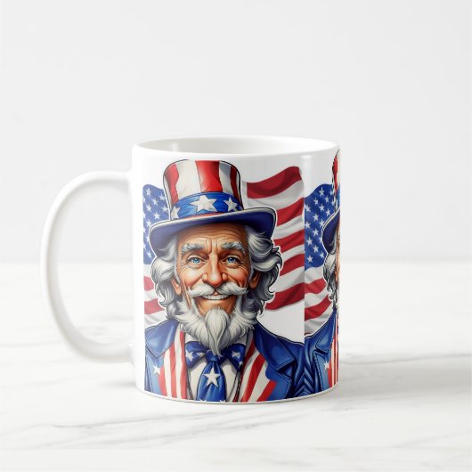 Uncle Sam USA Koffiemok (Links)