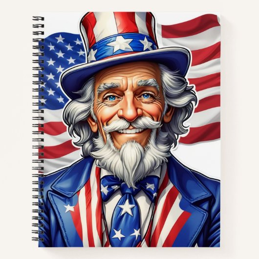 Uncle Sam USA Notitieboek (Voorkant)