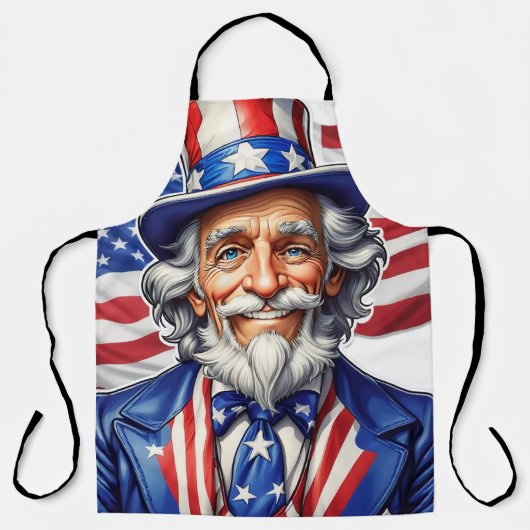 Uncle Sam USA Schort (Voorkant)