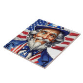 Uncle Sam USA Tegeltje (Zijkant)