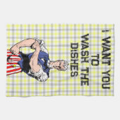 Uncle Sam Wants Your Dishes Towel Theedoek (Horizontaal)