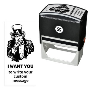 Uncle Sam Zelfinking Stempel