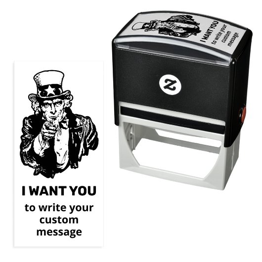 Uncle Sam Zelfinking Stempel