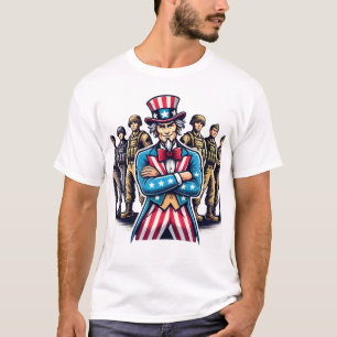 "Uncle Sam's Military Command" T-shirt